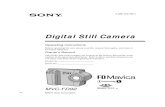 Digital Still Camera › release › MVCFD92.pdfDeletes undesired images right away, checking the image after shooting The digital still camera is able to play back the image and delete