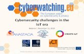Cybersecurity challenges in the IoT era and... · cybersecurity taxonomy • Learn more about practical tools and solutions to reduce cyber risk and threats • Get insights on different