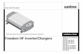 Installation Guide Freedom HF Inverter/Chargersxantrex.com/documents/Inverter-Chargers/Freedom-HW... · Installation Guide Model Product Numbers 806-1020 806-1054, 806-1054-01 ...