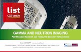 GAMMA AND NEUTRON IMAGING€¦ · Improvement of NANOPIX miniaturized gamma camera for nuclear waste management and characterization Advanced processing electronics Advanced algorithms