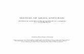 MANUAL OF ARAIA AND CRAICMANUAL OF ARAIA AND CRAIC Technical and theoretical methods to compute A ∞-(co)algebras Ainhoa Berciano Alcaraz Departamento de Matematica Aplicada, Estad´