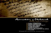 Ramadan MubârakRAMADAN MUBÂRAK Le jeûne du mois de Ramadan est le quatrième (4ème) pilier de l’Islam. Il a été rendu obligatoire par DIEU durant la deuxième (2ème) année