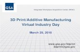 3D Print/Additive Manufacturing Virtual Industry Day€¦ · Next generation ExMAN ... Next Steps to Submit an Offer & Vendor Resources John Giannopoulos MAS Contracting Specialist