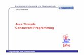 Java Threads Concurrent Programmingdispert.international-university.eu/lecture-files/Java_Threads.pdf · Java Threads Java Threads Concurrent Programming. Fachbereich Informatik und