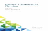 Horizon 7 Architecture Planning - VMware Horizon 7 7€¦ · Horizon 7 Architecture Planning 6 1 Introduction to Horizon 7 7 Advantages of Using Horizon 7 7 Horizon 7 Features 10