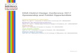 IDSA District Design Conference 2017 Sponsorship … › sites › default › files › pdfs › IDSA-2017...2017 District Design Conferences. Pick your base level of sponsorship
