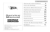 JCB 8052 MIDI EXCAVATOR Service Repair Manual SN802000-803999