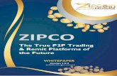 ZIPCO · This document is a vision document and should not be considered a specification. This is for general informational purposes only and may change as the Platform is developed