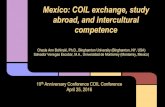 Mexico: COIL exchange, study abroad, and intercultural ...coil.suny.edu › ... › coil_conference_presentation... · abroad, and intercultural competence Chesla Ann Bohinski, Ph.D.,