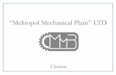 “MelitopolMechanical Plant”LTDpubliccontent.sinpro.cz/PublicFiles/2019/02/27/Melitopol Mechanical... · "MelitopolMechanical Plant" LTD was founded in 2008. ... 4thrust 40Х GOST