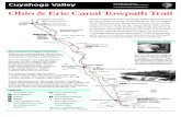 Ohio & Erie Canal Towpath Trail - nps.gov · Ohio & Erie Canal on the same path that mules walked to tow canal boats loaded with goods and passengers. From the trail, you can make