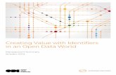 Creating Value with Identifiers in an Open Data World ... · Creating Value with Identifiers in an Open Data World (Management Summary) Subject: Identifiers are fundamentally important