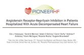 Angiotensin Receptor-Neprilysin Inhibition in Patients ... · Rationale 3 PARADIGM-HF trial in chronic HFrEF: sacubitril/valsartan ↓ CV death or HF hospitalization compared to enalapril