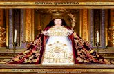 Grupo de danzantes 2015 - Santa Quiteria 2016... · 2016-05-03 · El Novenario en honor a nuestra Excelsa Patrona SANTA QUITE-RIA, comienza el día 12 de Mayo, prolongándose hasta