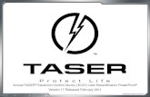Annual TASER Electronic Control Device (―ECD‖) User ......©1999-2010 TASER International Inc. Annual TASER ®Electronic Control Device (―ECD‖) User Recertification PowerPoint