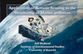 Application of Remote Sensing in the Monitoring of Plant ...smarti.edu.pk/Lectures/Marine-Pollution/Physical... · Lake Taihu, China using Landsat-5 TM data. Institute of Remote Sensing
