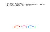 Annual Report 2017 - Enel Finance International N.V. · Director’s report 3 General information 4 Significant events in 2017 4 Overview of the Company’s performance and financial