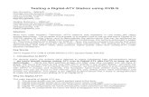 Testing a Digital-ATV Station using DVB-S - TAPR › pdf › DCC2010-DATV-paper-W6HHC-KB6CJZ.pdfThe heart of the DATV receiving station is a ViewSat Model VS2000 Xtreme DVB-S SetTopBox