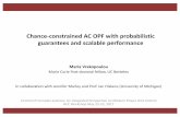Chance-constrained AC OPF with probabilistic guarantees ...events.pnnl.gov/pdfs/ccsi/session5/talk12.pdf · optimal power flow,” in IEEE PowerTechConference, 2013] • SDP formulation,