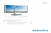Brilliance 273P3L - Philips...1 1. Important This electronic user’s guide is intended for anyone who uses the Philips monitor. Take time to read this user manual before you use your