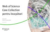 Web of Science Core Collection pentru începători · 2017-12-21 · Adriana FILIP Solutions Consultant EMEA Decembrie 2017 Web of Science Core Collection pentru începători. Agenda