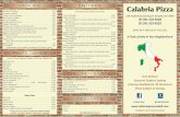 HEROES ENTREES Calabria · PDF file 2019-04-10 · HEROES ENTREES Sausage Parmigiana . . . . . . . . . . . . . . . . . . . . . . . . . . . . . . . . . . . . . . . .. Chicken Cutlet