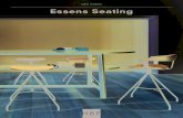 OEO STUDIO Essens Seating… · ESSENS SEATING More Finishes Available HGE117-071 Essens Guest Chair Casters OH 32” SH 18.13” W 22.88” D 18.75” HGE117-031 Essens Counter Stool