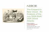 The Emperor’s New Cloud: An Analysis of the July 2009 RoK ... · July 2009 RoK/ USA DDoS Attacks Roland Dobbins  Solutions Architect +66-83-266-6344 BKK