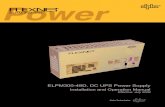ELPM300-48D, DC UPS Power Supply Power/flexnet... · ELPM300-48D, DC UPS Power Supply Installation and Operation Manual Effective: July 2009 Alpha Technologies ® ELPM 300-48D