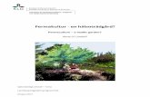Permaculture – a health garden? Anne-Lii Lindahl Permakultur – … · 2017-12-04 · Holmgren 2015 en nyutgåva av Permaculture: principles & pathways beyond sustainability i
