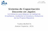 Sistema de Capacitación Docente en Japónestandaresdeguatemala.org/uploads/murata.pdfSistema Educativo 2. Diseño Básico de Capacitación Docente 3. Presentación de un Video “Sistema
