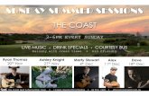 SUNDAY SUMMER SESSIONS › assets › Uploads › gold-… · SUNDAY SUMMER SESSIONS - AT – THE COAST 3-6PM EVERY SUNDAY LIVE MUSIC • DRINK SPECIALS • COURTESY BUS balcony with