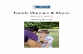 Family Violence & Abusewiki.clicklaw.bc.ca/images/b/bb/Family_Violence_&_Abuse...Tammy: No I haven’t talked to a lawyer – I don’t have the money to hire a lawyer. Jenna: Well,