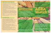 • Help AGRAWatchsread awareness of these issues …...• Intern and volunteer with us! We are seeking organizers, researchers and bloggers. • Collaborating with African farmer