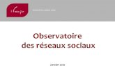 Observatoire des réseaux sociaux - IFOP · PDF file 2018-03-15 · L’appartenance aux réseaux sociaux en ligne Les membres des trois principaux réseaux sociaux en France sont