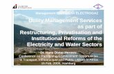Utility Management Services as part of Restructuring ... · in the privatisation efforts for infrastructure in Rwanda This is the first step of the Privatisation process of the state-owned