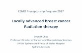 Locally advanced breast cancer Radiation therapy · Locally advanced breast cancer Radiation therapy Boon H Chua Professor Director of Cancer and Haematology Services UNSW Sydney