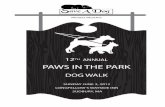 12TH ANNUAL PAWS IN THE PARK - Save A Dog, Inc. › Paws2012Program.pdf · even if you are not thirsty, be sure to allow your dog plenty of access to the water provided. no aggressive