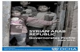 United Nations Office for the Coordination of Humanitarian ......SYRIAN ARAB REPUBLIC 2 Damascus Governorate Damascus Governorate Profile Total Population1 Humanitarian Situation Damascus