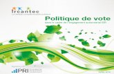 Politique de vote - Retraite&Solidarité · 2018-07-11 · 3.2 Délégation aux sociétés de gestion II. Principes de la Politique de vote p. 5 1. Gouvernance des sociétés p. 5