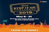 2019 Step-IT-Up Team Challenge - BMC Software.201 bWell Step9T9Up Challenge Team Tip Sheet 2 2019 Step-IT-Up Team Challenge Join the Battle of the Business UnitsMay is reserved for