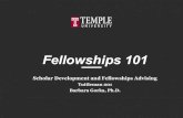 Tuttleman 201 Barbara Gorka, Ph.D. - Temple University€¦ · College-specific endowed scholarships •Your school at Temple may offer awards. Check out the opportunities here. •