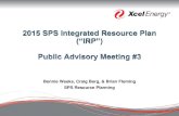 2015 SPS Integrated Resource Plan (“IRP”) Public Advisory ... PDF… · 4 SPS Contract Information TUCO, Inc. TUCO is a third-party supplier responsible for managing contracts