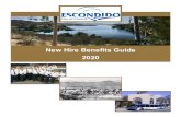 New Hire Benefits Guide 2020 - Escondido · New Hire Enrollment 2020 Welcome to the City of Escondido! You have the opportunity to enroll in benefits for the remainder of the 2020