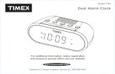 SET ZE/DIMMER · 5 Setting and Using Alarms 1 Press and hold the Alarm 1 Button until the current alarm time blinks on the display. The Alarm 1 indicator will light. 2 Press and release