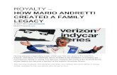 ROYALTY – HOW MARIO ANDRETTI CREATED A FAMILY …...Andretti Autosport has won two of the last three Borg-Warner trophies, with Ryan Hunter-Reay (2014) and defending winner Alexander