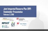 Joint Integrated Resource Plan (IRP) Stakeholder Presentation · 2017-07-13 · Resources – Demand Side (Energy Efficiency) 2/11/2016 8 Resource Description EE is not a single resource