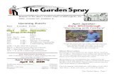 Upcoming Events April Speaker: Gary Whittenbaugh ...minneapolismensgardenclub.org › MGCM › 2000s_files › ... · The Garden Spray Page 2 A Word from the President by David McKeen