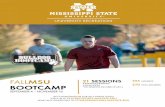 FALLMSU MEMBERS NON-MEMBERS BOOTCAMP...FALLMSU BOOTCAMP SEPTEMBER 4 – NOVEMBER 16 21 SESSIONS TUESDAYS & THURSDAYS 6 AM & NOON *NO SESSIONS THE WEEK OF JULY 4 $55 MEMBERS$70 NON-MEMBERSACCOMMODATION