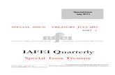 Coverpage Treasury July 2013, Part 2 › quarterly › IAFEI_quarterly... · Chief Risk Officer, Dubai Aluminum ( DUBAL), May 3, 2013. Letter of theEditor DearFinancial Executive,